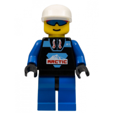 arctic - black white cap