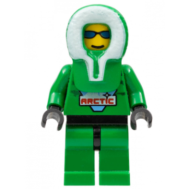 arctic - green green hood