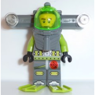 atlantis diver 1 - axel - with horizontal lights