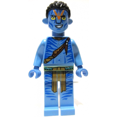 jake sully - navi shoulder strap orange face paint