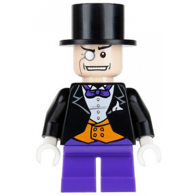 the penguin - dark purple short legs