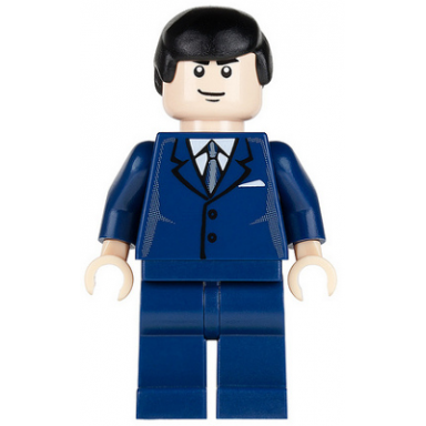 bruce wayne - dark blue suit