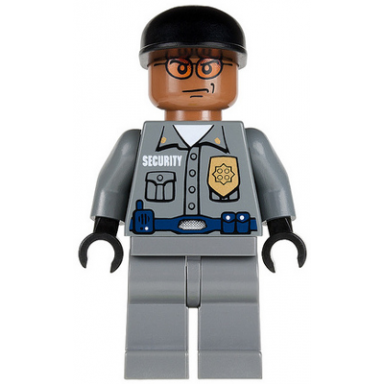 arkham asylum guard - light brown head black cap