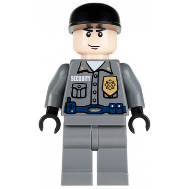 arkham asylum guard - light nougat head black cap