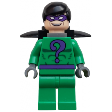 the riddler - black hair jet pack