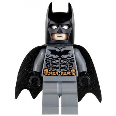 batman - dark bluish gray suit black mask