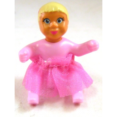 belville female baby girl princess - bright pink outfit skirt