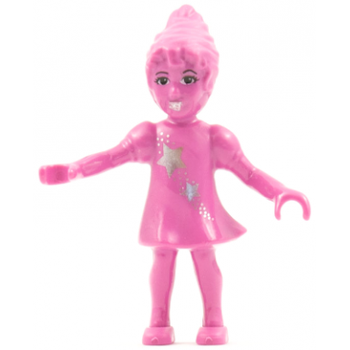 belville fairy millimy - dark pink with stars pattern