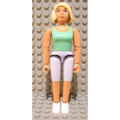 belville female - light violet shorts medium green shirt light yellow hair