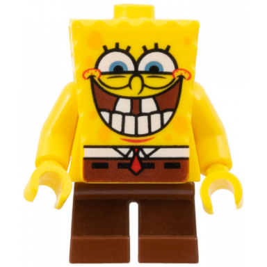 spongebob - grin with bottom teeth