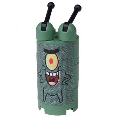 plankton with sticker