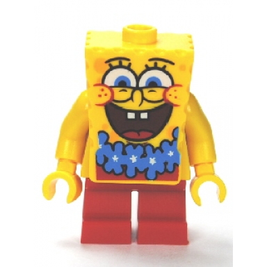 spongebob - blue lei