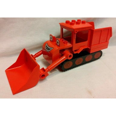 duplo muck - looking straight 2 red 2 x 4 plates