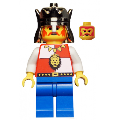 royal knights - king with blue legs without cape and plume
