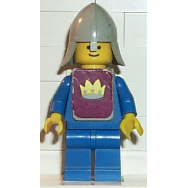 classic - yellow castle knight blue - with vest stickers