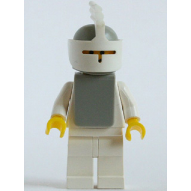 classic - yellow castle knight white cavalry