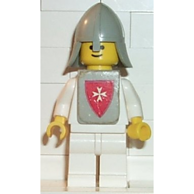 classic - yellow castle knight white - with vest stickers