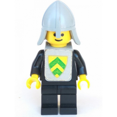 classic - yellow castle knight black - with vest stickers