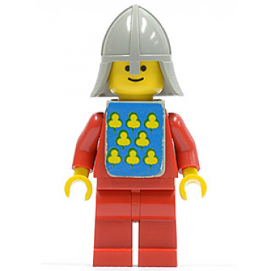 classic - yellow castle knight red - with vest stickers