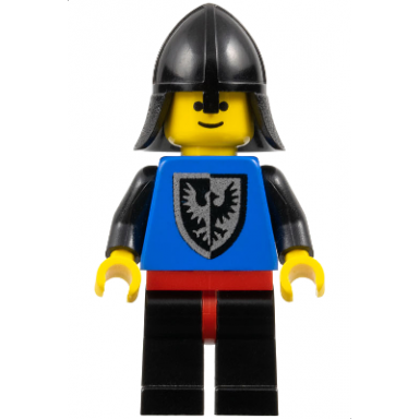 black falcon - black legs with red hips black neck-protector