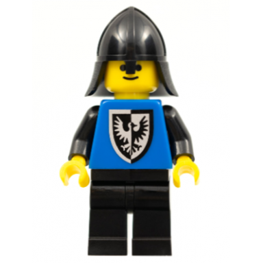 black falcon - black legs black neck-protector shield bottom round reissue