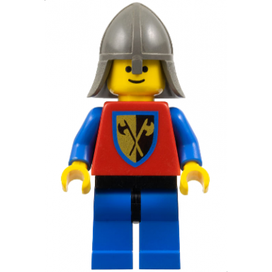 crusader axe - blue legs with black hips dark gray neck-protector