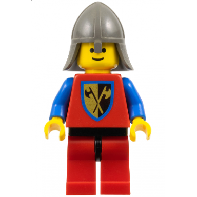 crusader axe - red legs with black hips dark gray neck-protector