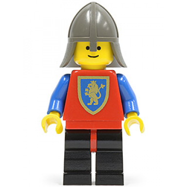 crusader lion - black legs with red hips dark gray neck-protector