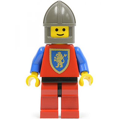 crusader lion - red legs with black hips dark gray chin-guard