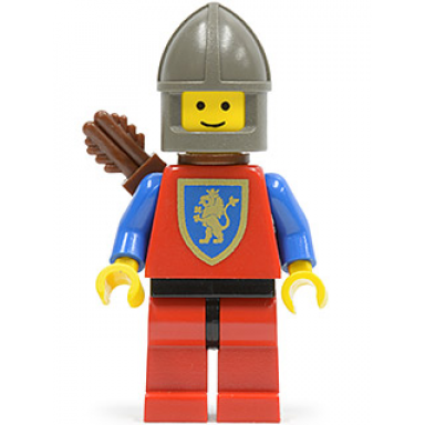 crusader lion - red legs with black hips dark gray chin-guard quiver