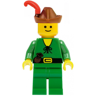 forestman - pouch reddish brown hat red feather reissue