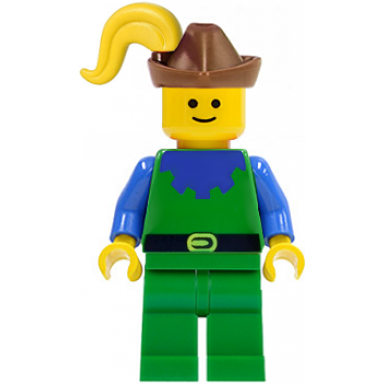 forestman - blue brown hat yellow plume