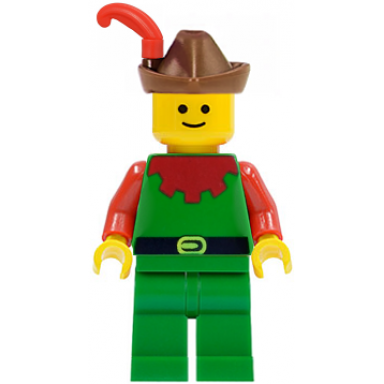 forestman - red brown hat red feather