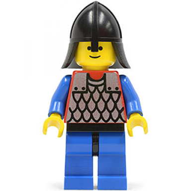 scale mail - red with blue arms blue legs with black hips black neck-protector