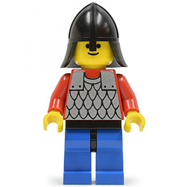scale mail - red with red arms blue legs with black hips black neck-protector