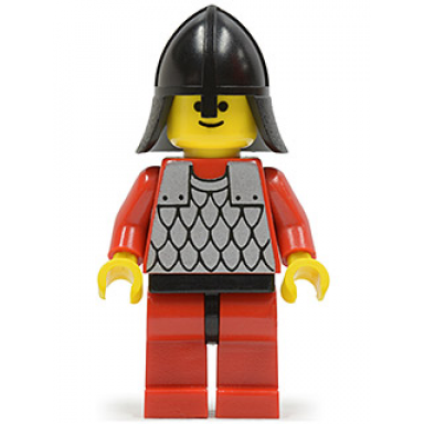 scale mail - red with red arms red legs with black hips black neck-protector