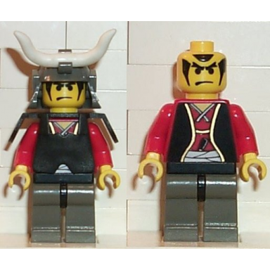 ninja - shogun red warlord with armor