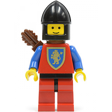 crusader lion - red legs with black hips black chin-guard quiver