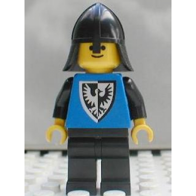 black falcon - black legs black neck-protector shield bottom pointed