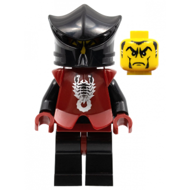 knights kingdom ii - shadow knight vladek dark red armor