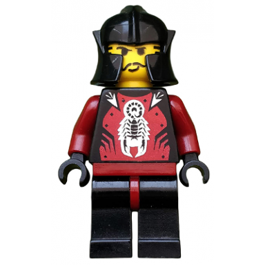 knights kingdom ii - shadow knight adventurer head chess pawn