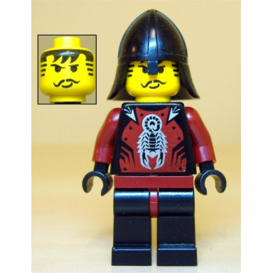knights kingdom ii - shadow knight vladek black neck-protector