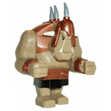 fantasy era - troll dark tan with copper armor