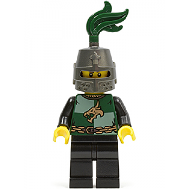 kingdoms - dragon knight quarters helmet closed long brown moustache