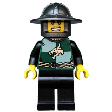 kingdoms - dragon knight quarters helmet with broad brim bared teeth