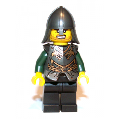 kingdoms - dragon knight armor with chain helmet with neck protector chess bishop
