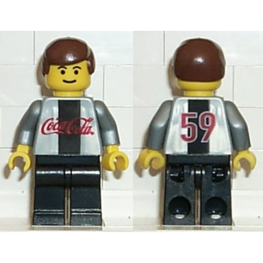 soccer player coca-cola secret player b - silver