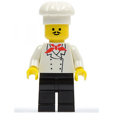 chef - black legs moustache vintage