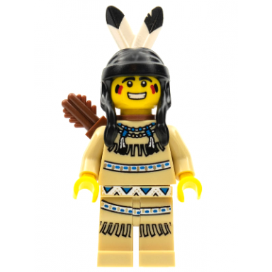 tribal hunter series 1 minifigure only without stand and accessories
