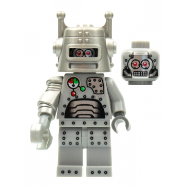 robot series 1 minifigure only without stand and accessories